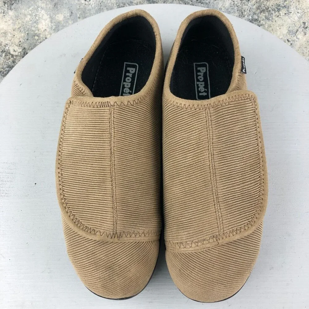 Propet Mens 10.5M (D) Cush N Foot Brown Orthopedic Diabetic Edema Shoes M0202